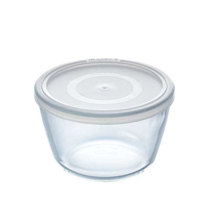 Panier-repas Rond - Pyrex - Cook & Freeze - 1,1 L - 15 X 15 X 10 Cm - 4 Unités
