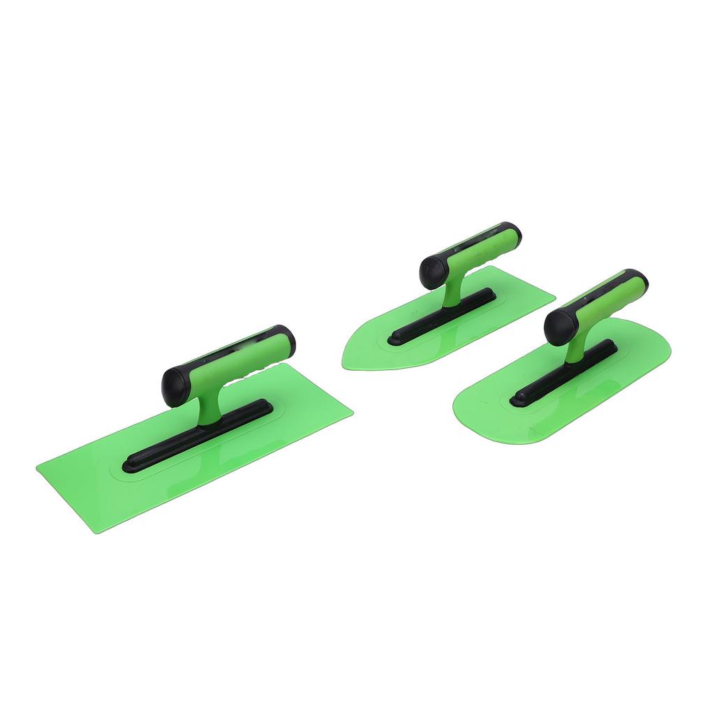 Plastic Trowel Kit ABS TPR Round Square Tipped End Finishing Trowel for Woodworking Construction Maintenance