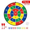 Foldable 74CM Dartboard & Sticky Ball Set for Indoor Play 
