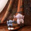 Silk Handmade Little Elephant Charm Pendant - Cute Gift for Friends