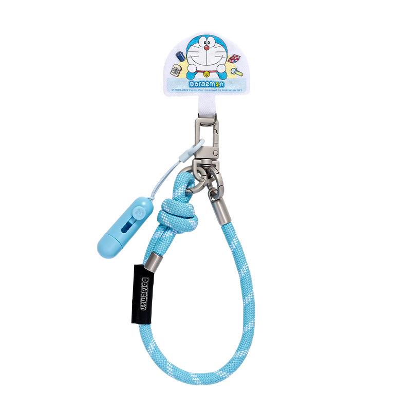 Crayon Shin-chan & Doraemon Multi-functional Phone Lanyard with Wrist Strap and Capsule Holder.