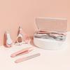 Baby Nail Kit, 4-in-1 Baby Nail Care Set with Cute Case, Baby Nail Clippers, Scissors, Nail File & Tweezers, Baby Manicure Kit