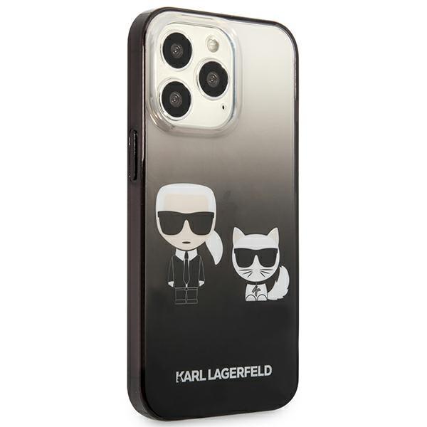 Etui Do iPhone 13 Pro Karl Lagerfeld Gradient Ikonik Czarne