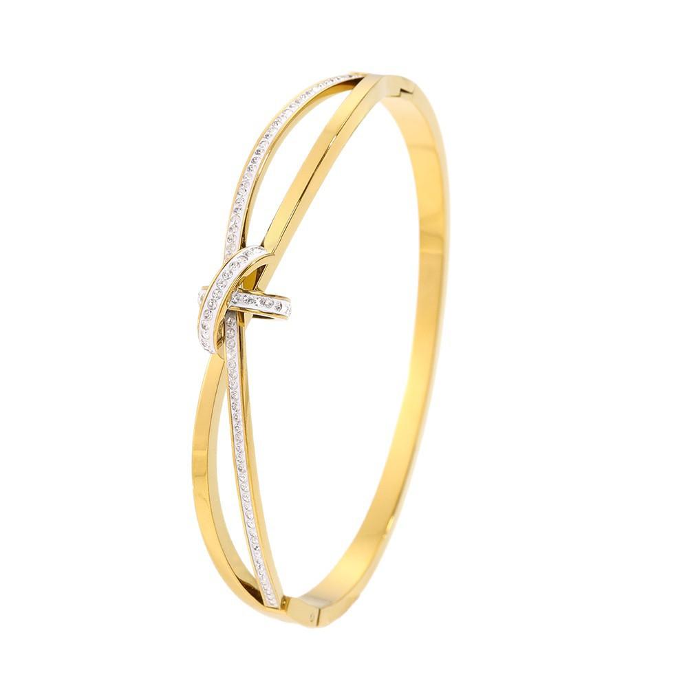 Titanium Steel Non-fading Women's Light Luxury Personalized Design Gold Fashion Trend Jingle
