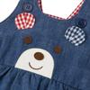 HOT Romper with Skirt Boys Girls Baby Clothing Navy M [MIKIHOUSE BISCUITS] Children's (80-90cm) 70-1528-498