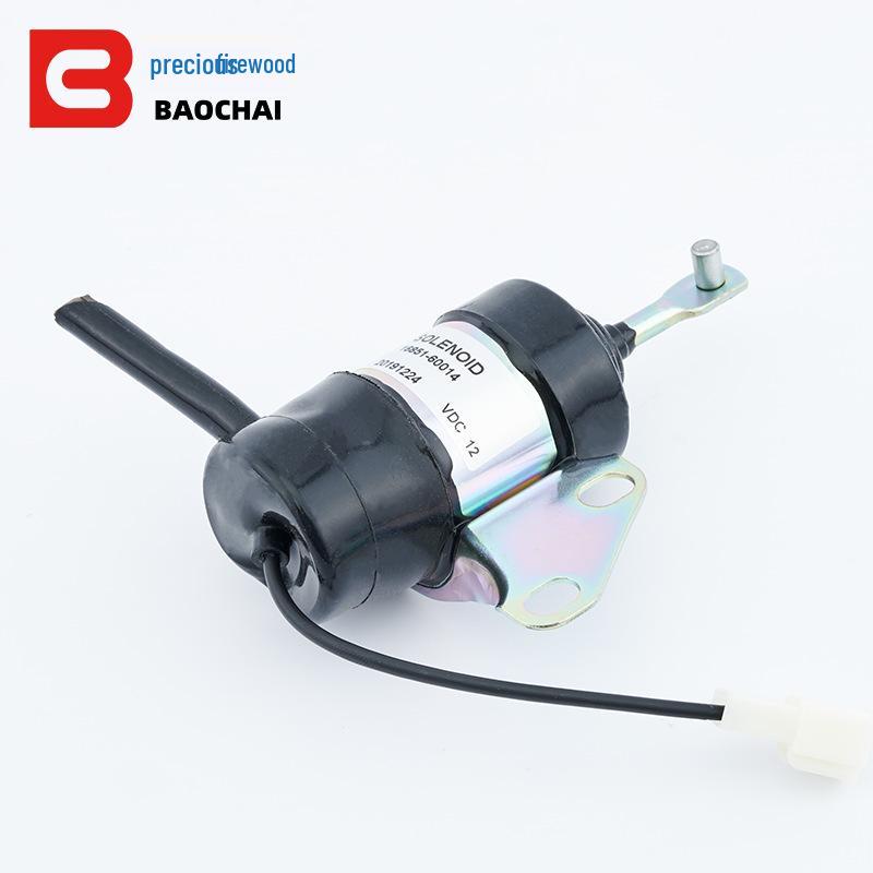 Diesel Generator Excavator Engine Flameout Solenoid Valve 12V/24V