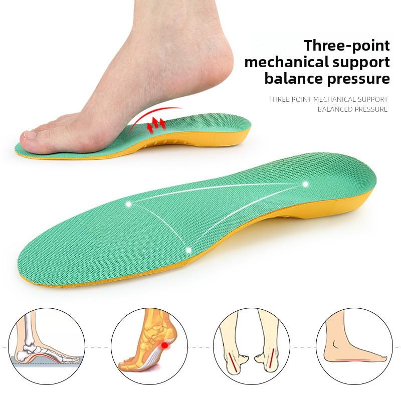 Childrens XO Legs Correction Insoles Flat Feet Support Shock Absorption Sports Full Pad for Babies