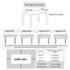 Rectangular Tablecloth Transparent Table Cloth Table Protector Heat Resistant Waterproof Oil Resistant Anti-Scratch Tablecloth
