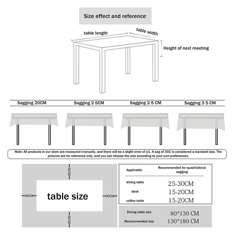 Rectangular Tablecloth Transparent Table Cloth Table Protector Heat Resistant Waterproof Oil Resistant Anti-Scratch Tablecloth