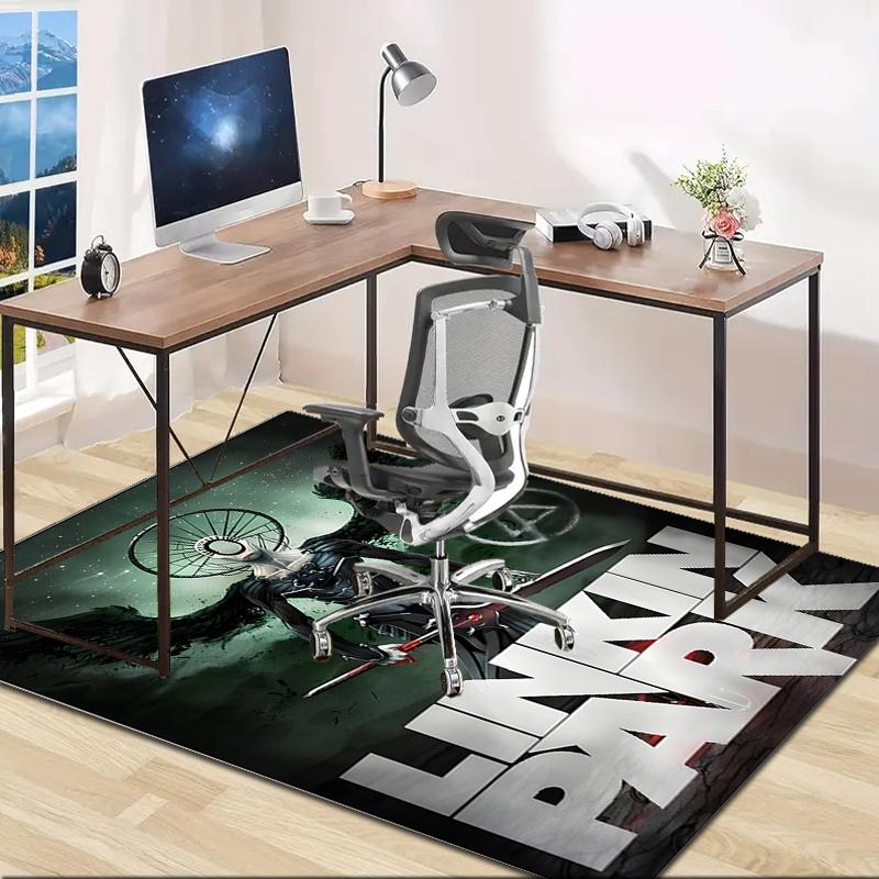 1pc Linkin Park2 Design Area Rug - Non-Slip, Soft & Cozy Floor Mat for Living Room, Bedroom, Office - Indoor/Outdoor Decorative Carpet