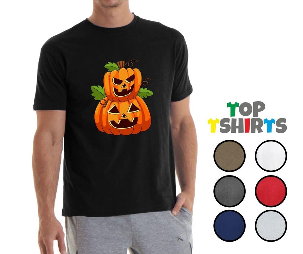 

Adult Kids PUMPKIN HEAD Halloween T-Shirt Horror Scary Trick or Teat T Shirts S