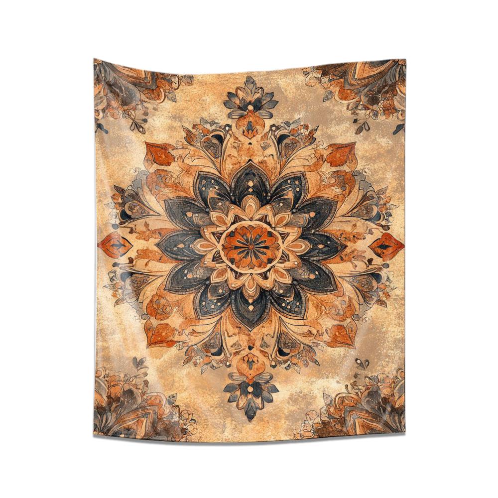 Богемная Мандала Гобелен Декор Спальни Настенное Полотно Тканевое Искусство 74x94cm(29x37in)