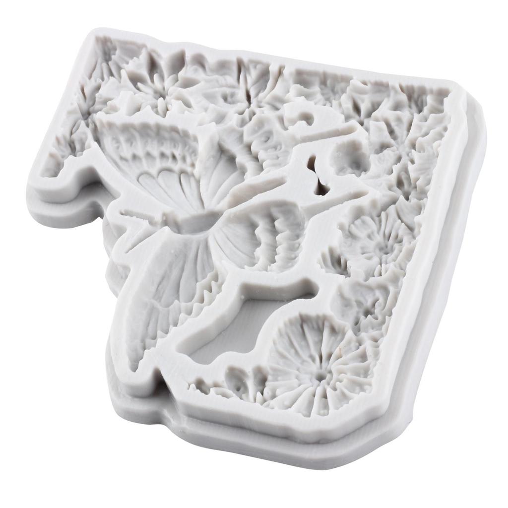Butterfly Silicone Molds Rose Flower Fondant Mold Cake Decorating Tools Cupcake Topper Chocolate Candy Craft Gum Paste Polymer Clay