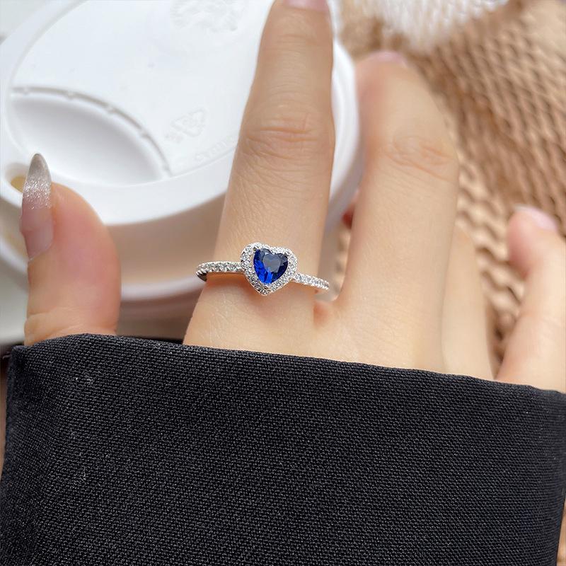 

Классические женские обручальные кольца в форме сердца с рубином для женщин, изысканные свадебные украшения, аксессуары для помолвки, подарок