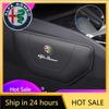 Car Stickers For Alfa Romeo Car Leather Knee Pad Interior Pillow Comfortable For Alfa Romeo 159 Giulietta Giulia 147 Mito 166 GT