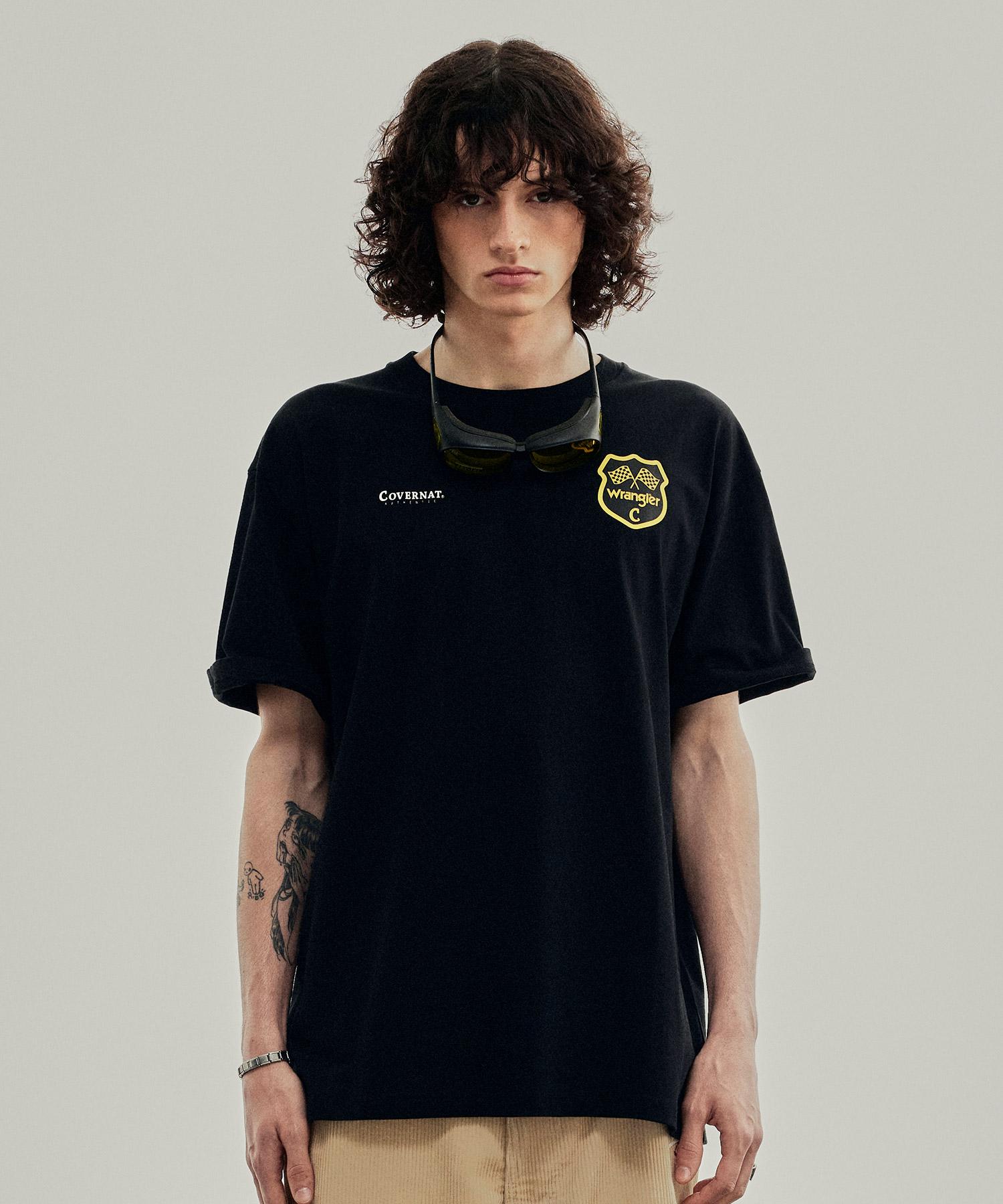 Covernat [Covernat X Wrangler] 08 Vintage T-Shirt Black S