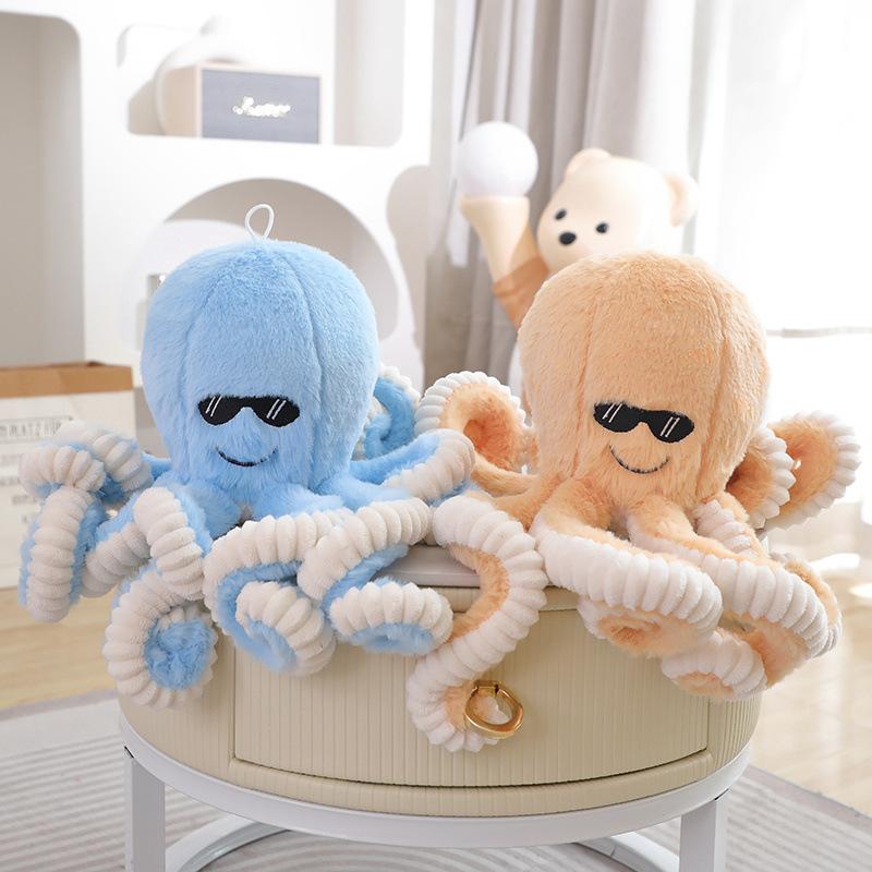 Niedliche Sonnenbrille Oktopus Puppe Sonnenbrille Oktopus Plüschtier Kinder Weiche Puppe Geburtstagsgeschenk