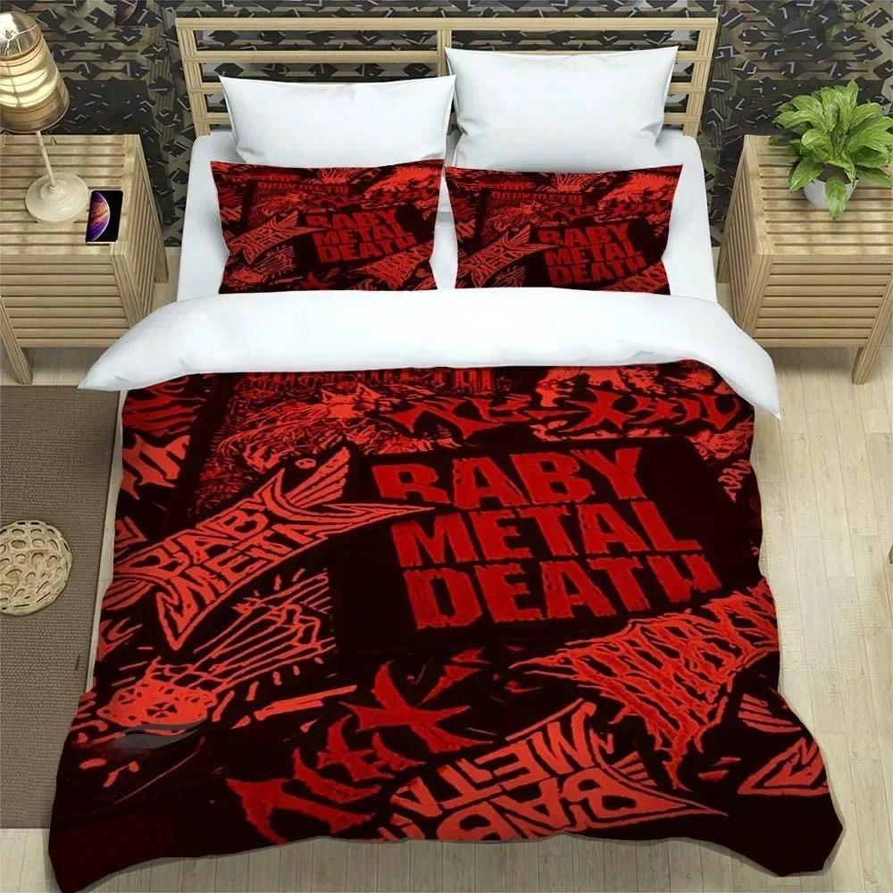 Comforter 3D Print Rock Music Babymetal Bedding Set Bedroom Soft Modern S Comefortable And