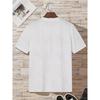 Adorable Little Yellow Duck Print Men'S T-Shirt, Loose Black Short-Sleeve Top with a Round Neck for Summer