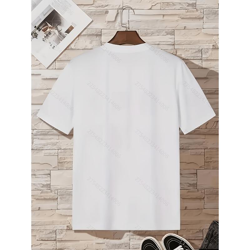 Adorable Little Yellow Duck Print Men'S T-Shirt, Loose Black Short-Sleeve Top with a Round Neck for Summer
