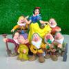 8Pcs Movie Anime Model Snow White And The Seven Dwarfs Action Figures Doll Model Toy Set Decoration Present High Quality