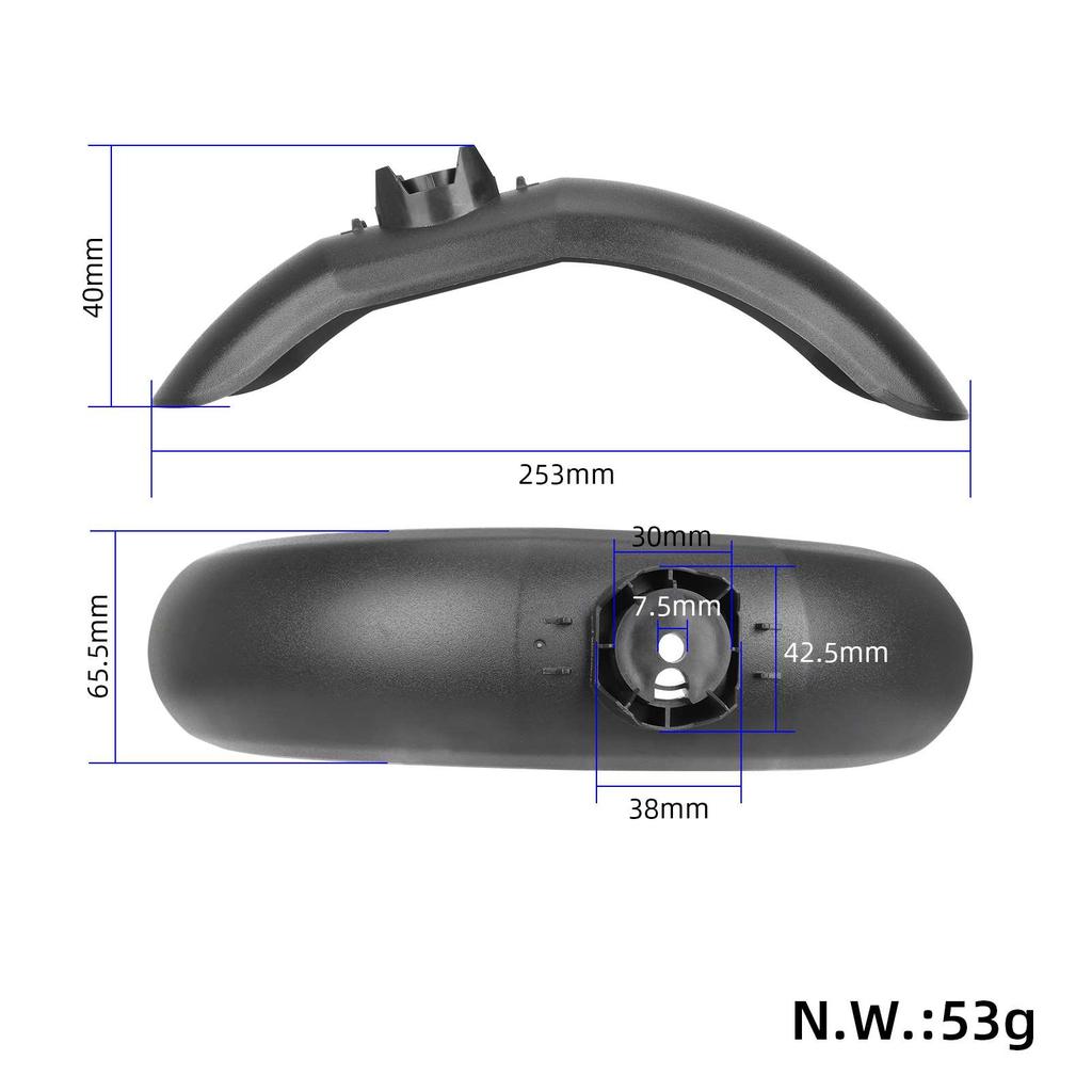 Svart framskärm för G30 Max