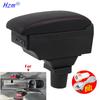 For Toyota Yaris 3 For Toyota Hybrid  Yaris Vitz Car Armrest Box Car Storage box interior details USB Charging Car Accessories