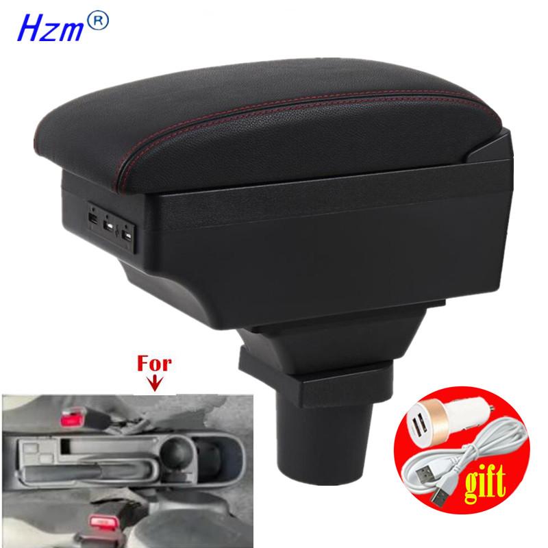 For Toyota Yaris 3 For Toyota Hybrid Yaris Vitz Car Armrest Box Car Storage box interior details USB Charging Car Accessories