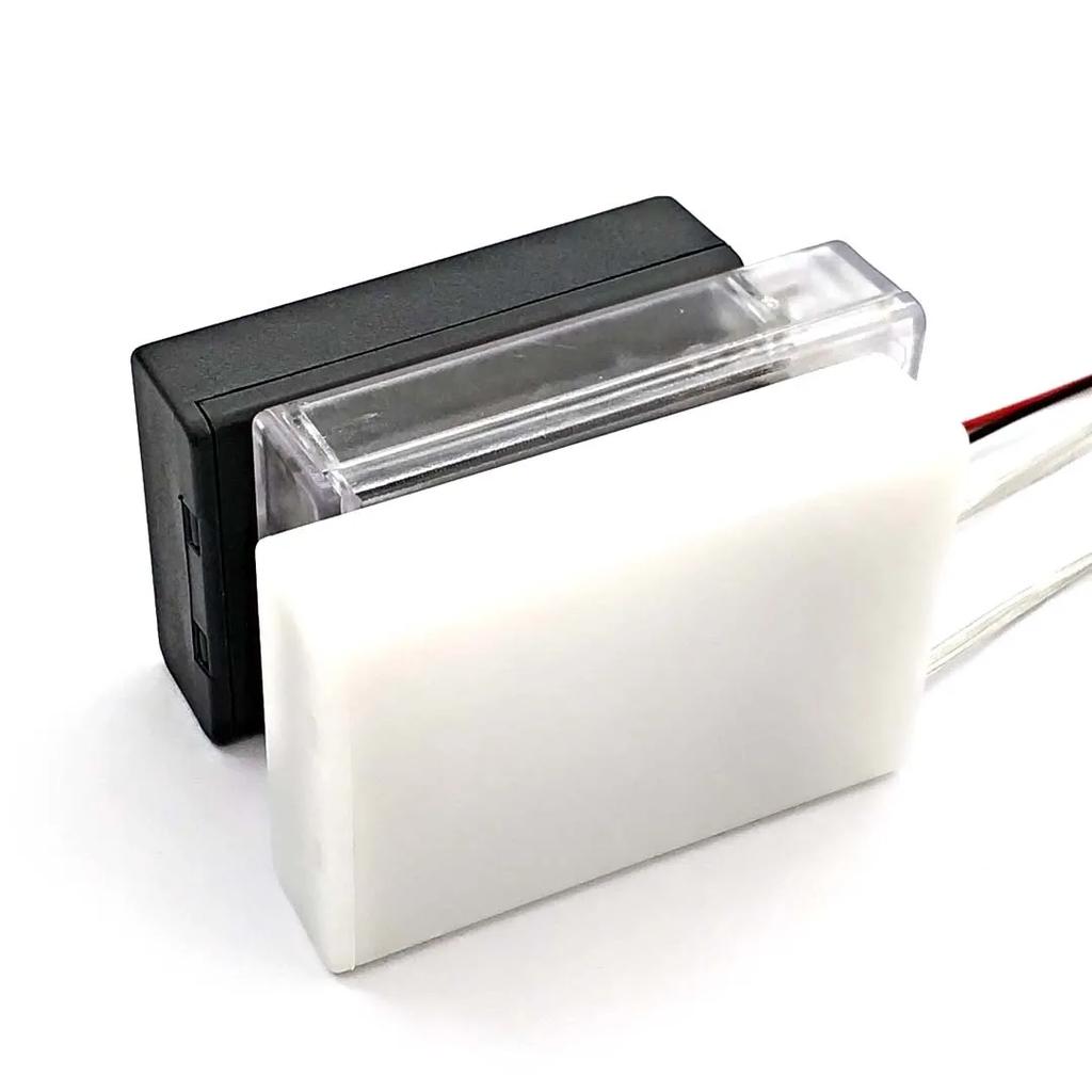 3 * AA Battery Holder Storage Case Box with Switch&Cover for 4.5V AA Batteries Standard Container Black White Transparent