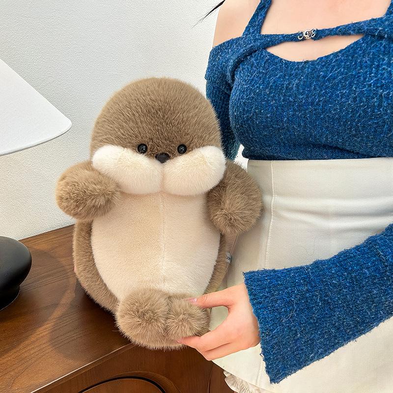 Nuevo lindo muelle muelle serie pingüino panda muñeco juguete de peluche mapache elefante muñeco para niños regalo