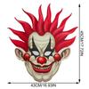 Masquerade Face Cover Creepy Red-Haired Accessory Carnival Masque For Halloween Party Performance Stage Show Prank Haunted House