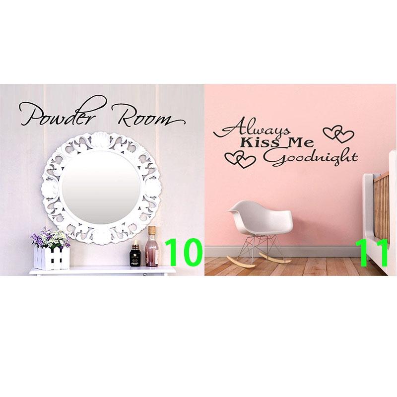 Removable Vinyl Bathroom Rules Art Wall Stickers For Elegant Home And Office Decor