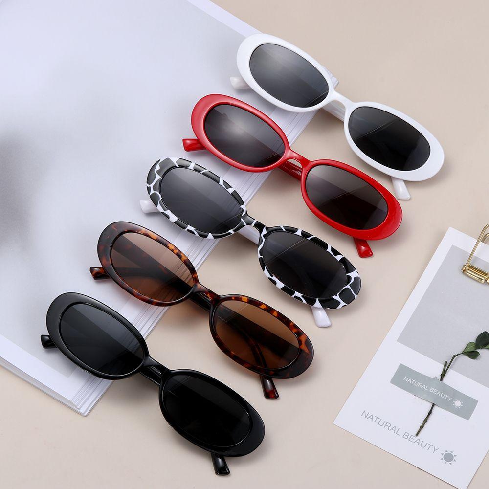 New Vintage Small Frame Sunglasses For Women Men Fashion Oval Frame Sunglasses Retro Uv400 Sun Glasses Shades