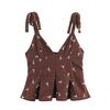 Jnleaog Spring New Arrival Women's Clothing Fashion Style French Fashion Short Skirt Embroider Tops 0881011