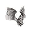 Men's Halloween Punk Bat Ring - Retro European American Trendy Design