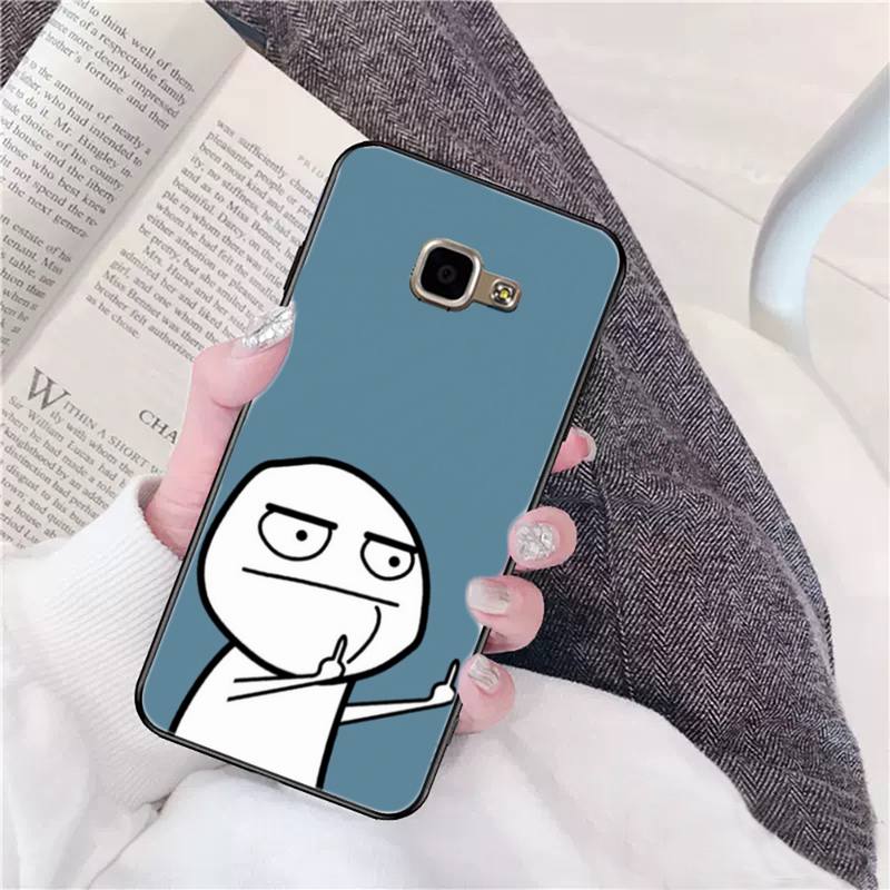 Funny Man Middle Finger Phone Case For Samsung Galaxy A30 A20 S20