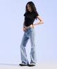 Moa Side Ruche Curve Tee (Black)