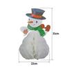 Christmas Tree Snowman Christmas Decoration Cartoon Paper Garland Ornament Banner Home Decor Party
