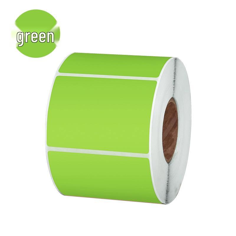 Custom Waterproof Multi-Color Thermal Paper Label: Oil-Proof, Self-Adhesive & Barcode-Ready