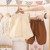 Girls' 2-Piece Cotton Set - Short Sleeved Top+Casual Shorts - High-Quality Casual Outfit -S-XXL