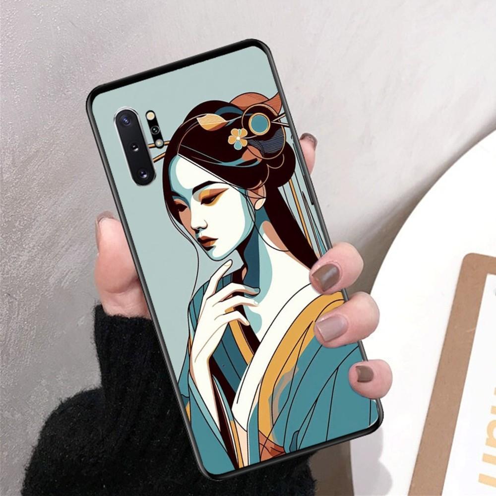 Japanese Style Art Phone Case For Samsung Note 8 9 10 20 Pro Plus Lite M 10 11 20 30 21 31 51 A 21 22 42 02 03