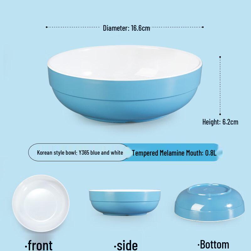 Commercial Extra Thick Melamine Soup Noodle Bowl