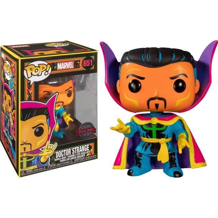 Figurine - Funko - Docteur Strange - Exclusive - Blacklight - 9 cm