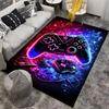 Gaming Controller Neon Design Carpet for Bedroom or Living Room Decor Suitable for Use As an Anti-slip for Living Room Bedroom Sofas