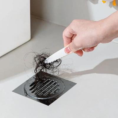 Kitchen Sink Cleaning Tools Wall-Mounted Garbage Clip Tweezers Hair Cleaning Tool Cute Duck Bathroom Sink Hair Clips
