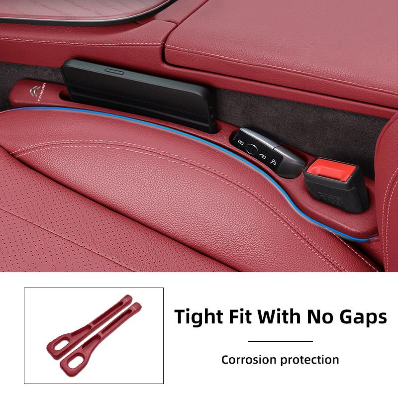 Car Seat Seam Storage Box Console Side Seam Filler Strip Accessories For Citroen C4 C3 C5 C1 C2 VTS Berlingo Celysee Xsara