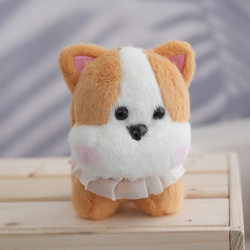 Soft And Cuddly Plush Cartoon Puppy Keychain Toy Perfect For Couples And Kids