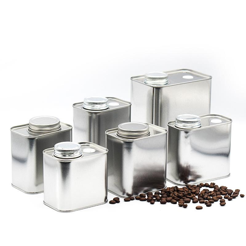Simple Coffee Bean Jar Sealed Can with Exhaust Valves Kitchen Supplies Food Jar Tea Multigrain Candy Storage Box Food Containers