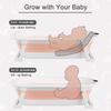 Newborn Collapsible Baby Bathtub Portable Travel Bathtub  Foldable Baby Bathtub Foldable Bath Basin Newborns For Baby 0-36 Month