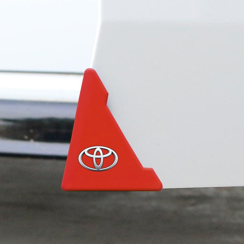 Car Door ZX1 Corner Cover Car exterior annual inspection stickers for Toyota Corolla Camry RAV4 Yaris